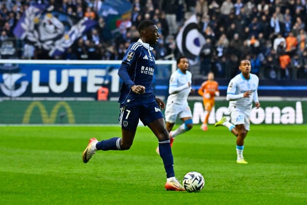 FOOTBALL : Paris FC vs Marseille - Ligue 1 - 31 01 2026 Alimami GORY ( 7 - PFC ) during the Ligue 1 match between Paris FC and Olympique de Marseille at Stade Jean Bouin on January 31, 2026 in Paris, France. ( Photo by Federico Pestellini PsnewZ ) - ParisFrance  Copyright: xFedericoxPestellinix