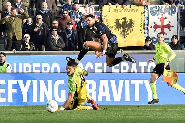 Mehdi Leris (Pisa) opportunity during Pisa SC vs US Sassuolo, Italian soccer Serie A match in Pisa, Italy, January 31 2026  Copyright: xGabrielexMasotti IPAxSportx xipa-agency.netx xx IPA_70797957 IPA_Agency_IPA70797957
