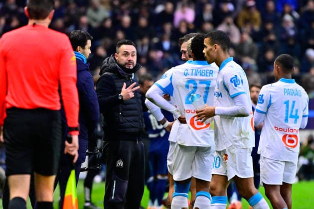 FOOTBALL : Paris FC vs Marseille - Ligue 1 - 31 01 2026 Roberto De Zerbi ( coach Olympique Marseille ) during the Ligue 1 match between Paris FC and Olympique de Marseille at Stade Jean Bouin on January 31, 2026 in Paris, France. ( Photo by Federico Pestellini PsnewZ ) - ParisFrance  Copyright: xFedericoxPestellinix