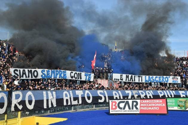 Fans of Pisa during Pisa SC vs US Sassuolo, Italian soccer Serie A match in Pisa, Italy, January 31 2026  Copyright: xGabrielexMasotti IPAxSportx xipa-agency.netx xx IPA_70798587 IPA_Agency_IPA70798587