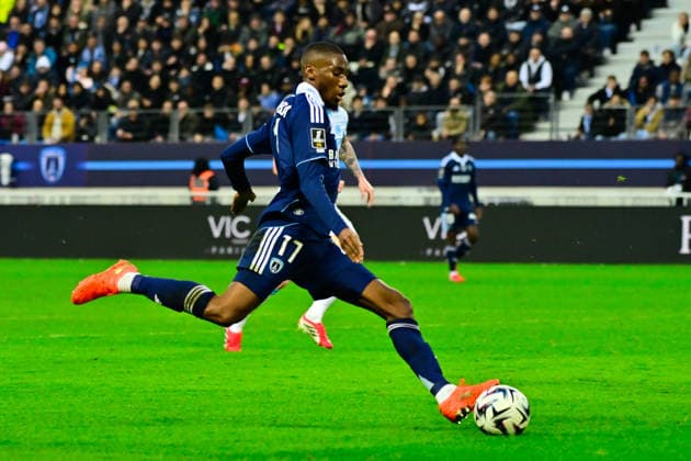 FOOTBALL : Paris FC vs Marseille - Ligue 1 - 31 01 2026 Adama CAMARA ( 17 - PFC ) during the Ligue 1 match between Paris FC and Olympique de Marseille at Stade Jean Bouin on January 31, 2026 in Paris, France. ( Photo by Federico Pestellini PsnewZ ) - ParisFrance  Copyright: xFedericoxPestellinix