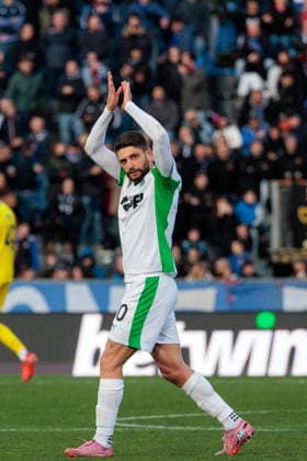 January 31, 2026, Pisa, ITALIA: Sassuolo s Domenico Berardi during the Italian Serie A soccer match Pisa SC vs Sassuolo at Arena Garibaldi stadium in Pisa, Italy, 31 January 2026. ANSA ENRICO MATTIA DEL PUNTA Italy Soccer Serie A - Pisa SC Vs Sassuolo  - ZUMAa110 20260131_zaf_a110_025 Copyright: xEnricoxMattiaxDelxPuntax