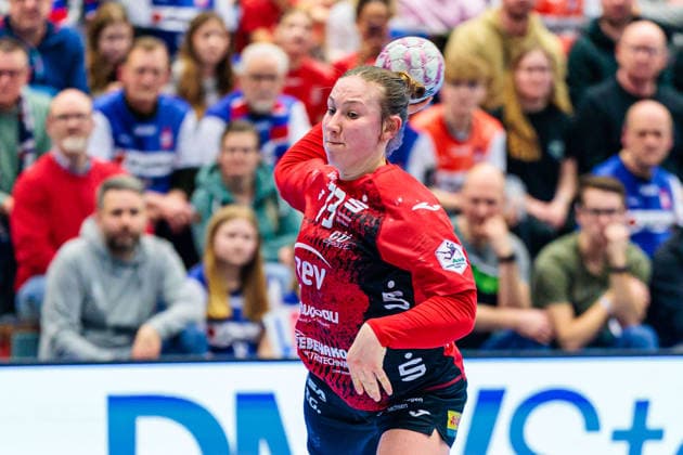 Zoe Stens BSV Sachsen Zwickau, 73 in goal throw GER, HSG Blomberg Lippe vs BSV Sachsen Zwickau, Handball, 1 Bundesliga Women, Matchday 15, 31 01 2026 GER, HSG Blomberg Lippe vs BSV Sachsen Zwickau, Handball, 1 Bundesliga Women, Matchday 15, 31 01 2026 Blomberg Copyright: xEibner-Pressefoto JanxRollingerx EP_JSK