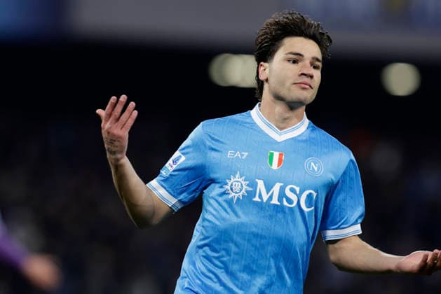 Italy: Serie a football match SSC Napoli vs Fiorentina Napoli s Italian forward Antonio Vergara celebrates after scoring a goal of 1-0 during the Serie A football match between SSC Napoli and Fiorentina at the Diego Armando Maradona Stadium in Naples on January 31, 2026. _BPH1610 Copyright: xAntonioxBalascox