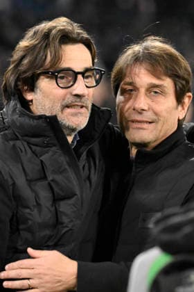 January 31, 2026, Naples, ITALY: Napoli s head coach Antonio Conte (R) and Fiorentina s head coach Paolo Vanoli during the Italian Serie A soccer match SSC Napoli vs Fiorentina at Diego Armando Maradona Stadium in Naples, Italy, 31 January 2026.ANSA CIRO FUSCO. ITALY SOCCER Serie A - Napoli Vs Fiorentina  - ZUMAa110 20260131_zaf_a110_029 Copyright: xCiroxFuscox