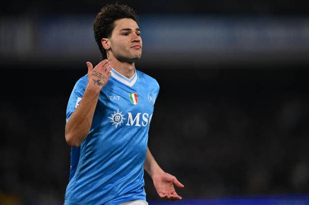 CALCIO - Serie A - SSC Napoli vs ACF Fiorentina Antonio Vergara of S.S.C. Napoli celebrates after scoring the goal of 1-0 during the 23th day of the Serie A Championship between S.S.C. Napoli and A.C.F. Fiorentina at the Diego Armando Maradona Stadium on January 31, 2026 in Naples, Italy. Naples Italy  Copyright: xIPAxSport ABACAx
