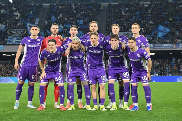 Fiorentina s lineup during Serie A Enelive match between SSC Napoli vs ACF Fiorentina:Danilo Gemito Live Photo  Copyright: xDaniloxGemito IPAxSportx xipa-agency.netx xx IPA_70802426 IPA_Agency_IPA70802426