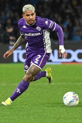 Dodo of ACF Fiorentina in action during Serie A Enelive match between SSC Napoli vs ACF Fiorentina:Danilo Gemito Live Photo  Copyright: xDaniloxGemito IPAxSportx xipa-agency.netx xx IPA_70802436 IPA_Agency_IPA70802436