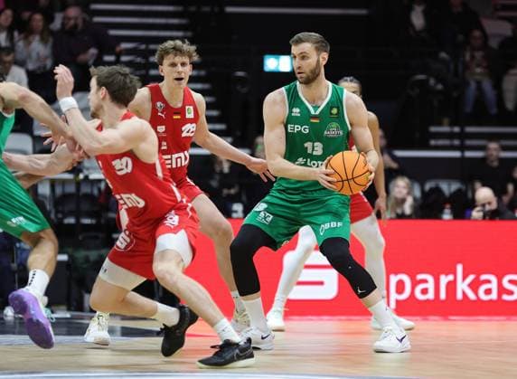 31 01 2026 Basketball Season 2025 2026 2 Bundesliga Pro A 20 Matchday Nuremberg Falcons Basketball Club NBC EPG Baskets Koblenz Sportfoto Zink DaMa xdaxmax Marko Bacak 13, EPG Guardians Koblenz