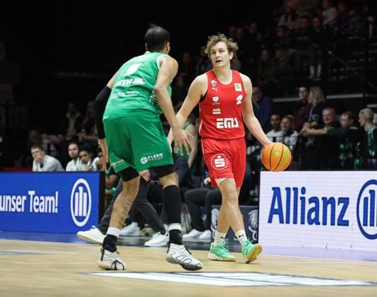 31 01 2026 Basketball Season 2025 2026 2 Bundesliga Pro A 20 Matchday Nuremberg Falcons Basketball Club NBC EPG Baskets Koblenz Sportfoto Zink DaMa xdaxmax Timothy Tim Smith 5, EPG Guardians Koblenz Cartee Dean Whitt 2, Nuremberg Falcons BC NBC