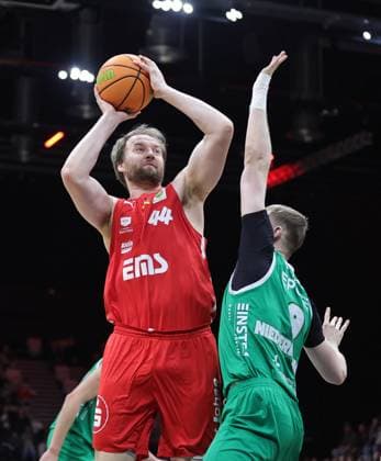 31 01 2026 Basketball Season 2025 2026 2 Bundesliga Pro A 20 Matchday Nuremberg Falcons Basketball Club NBC EPG Baskets Koblenz Sportfoto Zink DaMa xdaxmax Lars Lagerpusch 44, Nuremberg Falcons BC NBC Jonas Niedermanner 9, EPG Guardians Koblenz