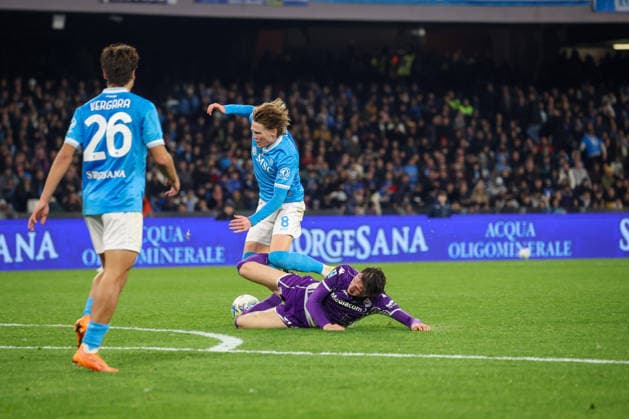Serie A football match - Napoli vs. Fiorentina 2025 26 Scott McTominay of SSC Napoli During the football match on January 31, 2026, valid for the Italian Serie A - 2025 26 championship in Naples at the Diego Armando Maradona Stadium between SSC Napoli and AC Fiorentina. Pictured: NAPOLI stadio Diego Armando Maradona CAMPANIA ITALIA Copyright: xFABIOxSASSOxFabioxSassox Napoli Fiorentina2026_01_31Fabio Sasso6508