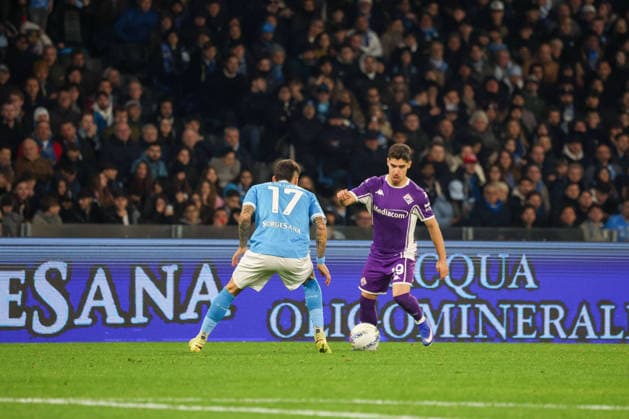 Serie A football match - Napoli vs. Fiorentina 2025 26 Manor Solomon of AC Fiorentina During the football match on January 31, 2026, valid for the Italian Serie A - 2025 26 championship in Naples at the Diego Armando Maradona Stadium between SSC Napoli and AC Fiorentina. Pictured: NAPOLI stadio Diego Armando Maradona CAMPANIA ITALIA Copyright: xFABIOxSASSOxFabioxSassox Napoli Fiorentina2026_01_31Fabio Sasso6543
