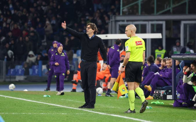 Serie A football match - Napoli vs. Fiorentina 2025 26 Paolo Vanoli Head Coach of AC Fiorentina During the football match on January 31, 2026, valid for the Italian Serie A - 2025 26 championship in Naples at the Diego Armando Maradona Stadium between SSC Napoli and AC Fiorentina. Pictured: NAPOLI stadio Diego Armando Maradona CAMPANIA ITALIA Copyright: xFABIOxSASSOxFabioxSassox Napoli Fiorentina2026_01_31Fabio Sasso6555