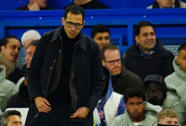 Chelsea manager Liam Rosenior reacts Chelsea v West Ham United, Premier League, Football, Stamford Bridge, London, UK - 31 Jan 2026London Stamford Bridge United Kingdom EDITORIAL USE ONLY No use with unauthorised audio, video, data, fixture lists, club league logos or live services. Online in-match use limited to 120 images, no video emulation. No use in betting, games or single club league player publications. Copyright: xJavierxGarcia Shutterstockx 16496749q