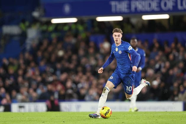 31st January 2026; Stamford Bridge, Chelsea, London, England: Premier League Football, Chelsea versus West Ham United; Cole Palmer of Chelsea on the ball  KatiexChan Content restricted for UK based newspaper