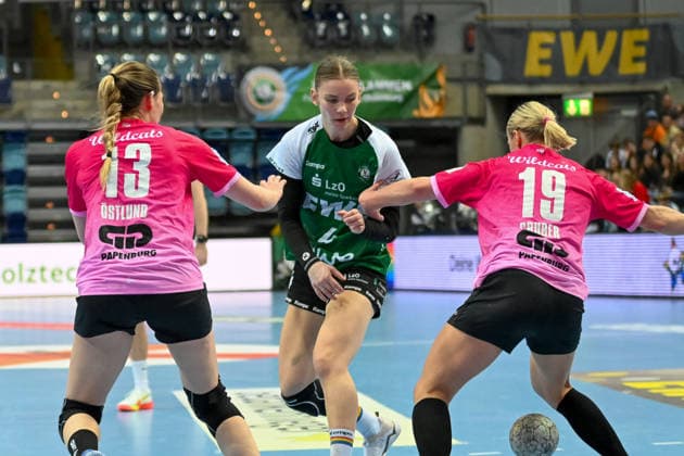VfL Oldenburg vs SV Union Halle Neustadt, ALSCO Handball Bundesliga Women, Matchday 15, Season 2025 2026, 31 01 2026, VfL Oldenburg vs SV Union Halle Neustadt, ALSCO Handball Bundesliga Women, Matchday 15, Season 2025 2026, 31 01 2026 Oldenburg Copyright: xEibner-Pressefoto RobertxGertzenx EP_RGN