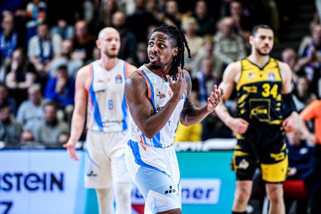 easycredit BBL Basketball Bundesliga 2025 2026 18 Matchday 31 01 2026 Science City Jena vs MHP RIESEN Ludwigsburg Uchenna Iroegbu Jena surprised by a decision, Portrait Sparkassen Arena
