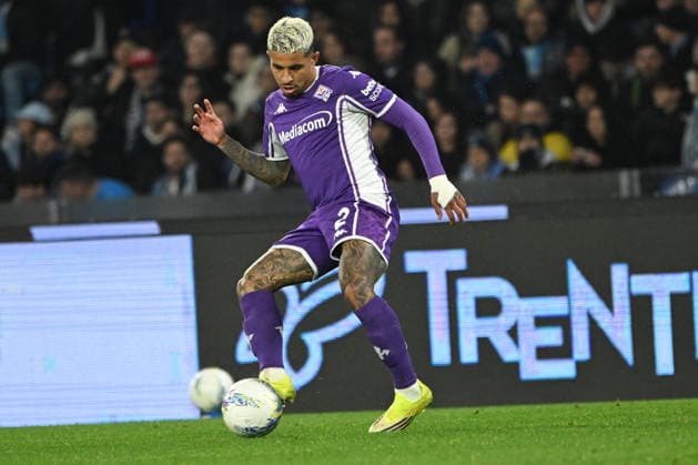 CALCIO - Serie A - SSC Napoli vs ACF Fiorentina Dodo of ACF Fiorentina in action during Serie A Enelive match between SSC Napoli vs ACF Fiorentina:Danilo Gemito Live Photo Naples Italy  Copyright: xIPAxSport ABACAx