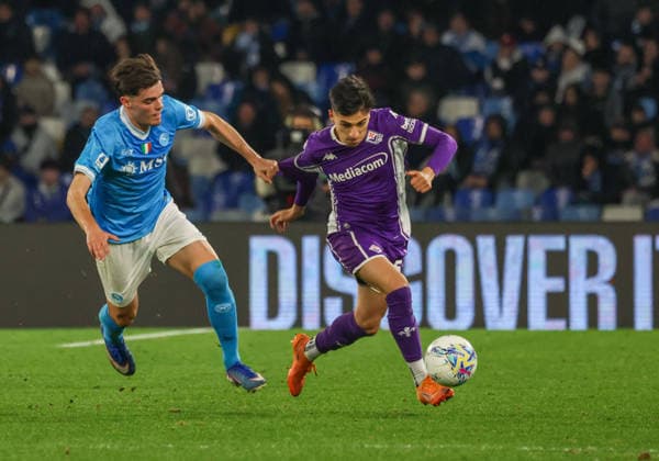 Serie A football match - Napoli vs. Fiorentina 2025 26 Fabiano Parisi of AC Fiorentina During the football match on January 31, 2026, valid for the Italian Serie A - 2025 26 championship in Naples at the Diego Armando Maradona Stadium between SSC Napoli and AC Fiorentina. Pictured: NAPOLI stadio Diego Armando Maradona CAMPANIA ITALIA Copyright: xFABIOxSASSOxFabioxSassox Napoli Fiorentina2026_01_31Fabio Sasso6716