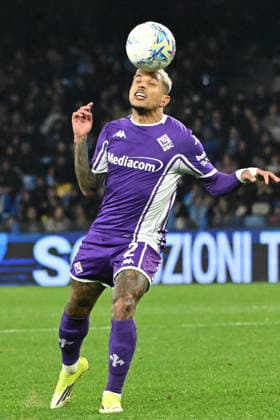 CALCIO - Serie A - SSC Napoli vs ACF Fiorentina Dodo of ACF Fiorentina in action during Serie A Enelive match between SSC Napoli vs ACF Fiorentina:Danilo Gemito Live Photo Naples Italy  Copyright: xIPAxSport ABACAx