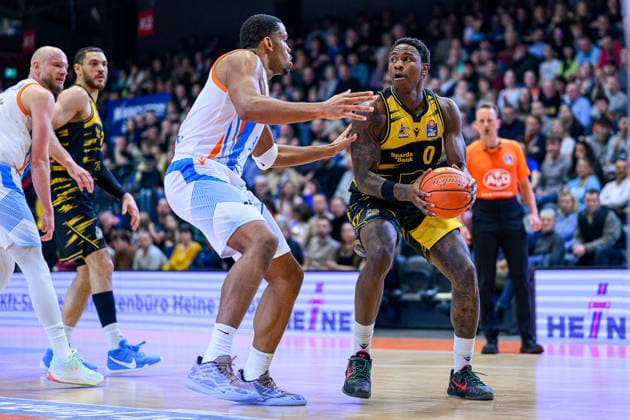 Will, McNair Center, Science City Jena, 3 , Babacar, Sane Forward, MHP Riesen Ludwigsburg, 0 GER, Science City Jena vs MHP Riesen Ludwigsburg, easyCredit Basketball Bundesliga, Basketball, Matchday 18, Season 2025 2026, 31 01 2026 GER, Science City Jena vs MHP Riesen Ludwigsburg, easyCredit Basketball Bundesliga, Matchday 18, Season 2025 2026, 31 01 2026 Jena Copyright: xEibner-Pressefoto MartinxHerbstx EP_MHT