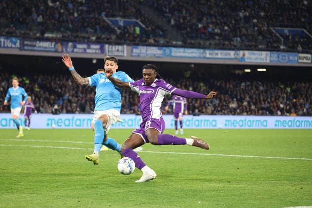 January 31, 2026, Napoli, Campania, ITALIA: Moise Kean of AC Fiorentina During the football match on January 31, 2026, valid for the Italian Serie A - 2025 26 championship in Naples at the Diego Armando Maradona Stadium between SSC Napoli and AC Fiorentina..Pictured: Napoli ITALIA - ZUMAs236 20260131_aap_s236_110 Copyright: xFabioxSassox