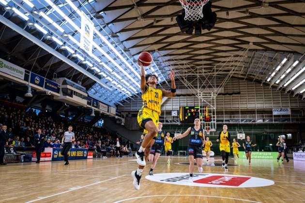 Basketball Berlin 31 01 2026 Season 2025 2026 DBBL 1 Bundesliga Alba Berlin Saarlouis Royals Deeshyra Thomas Alba, No 21