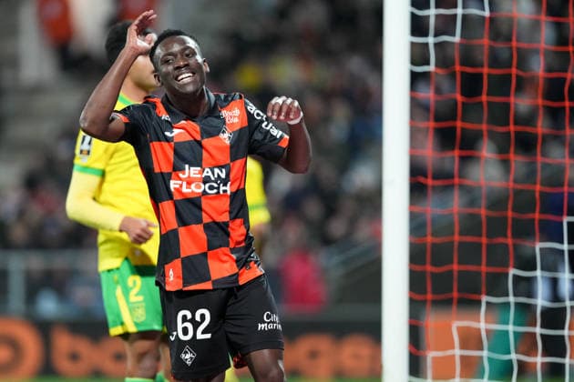 FC Lorient v FC Nantes - Ligue 1 McDonald s 2025 2026 62 Arthur AVOM (fcl) during the Ligue 1 McDonald s match between Lorient and Nantes at Stade du Moustoir on January 31, 2026 in Lorient, France. Lorient France  Copyright: xFEPx 776348266