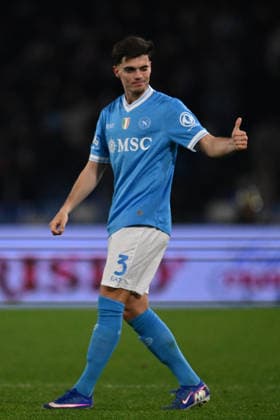 CALCIO - Serie A - SSC Napoli vs ACF Fiorentina Miguel Gutierrez of S.S.C. Napoli scelebrates after scoring the goal of 2-0 during the 23th day of the Serie A Championship between S.S.C. Napoli and A.C.F. Fiorentina at the Diego Armando Maradona Stadium on January 31, 2026 in Naples, Italy. Naples Italy  Copyright: xIPAxSport ABACAx