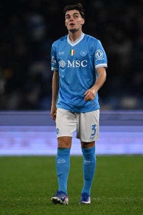 CALCIO - Serie A - SSC Napoli vs ACF Fiorentina Miguel Gutierrez of S.S.C. Napoli scelebrates after scoring the goal of 2-0 during the 23th day of the Serie A Championship between S.S.C. Napoli and A.C.F. Fiorentina at the Diego Armando Maradona Stadium on January 31, 2026 in Naples, Italy. Naples Italy  Copyright: xIPAxSport ABACAx