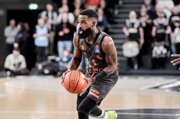 Germany easyCredit BBL, Main Round 2025 26, 18 Matchday Veolia Towers Hamburg vs NINERS Chemnitz Inselpark Arena Hamburg Corey Davis NINERS Chemnitz, 5 Copyright: xStefanxTrochax