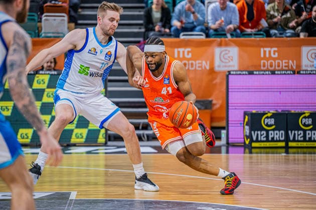 1 Basketball Bundesliga, easyCredit BBL, Season 2025 2026, Men, Main Round, 18 Matchday, 31 01 2026, RASTA Vechta Frankfurt Skyliners Lloyd Pandi 41 RASTA Vechta in action Vechta RASTA Dome Lower Saxony Germany