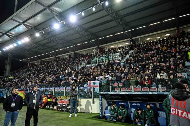 Unipol Smus Tribune during Cagliari Calcio vs Hellas Verona FC, Italian soccer Serie A match in Cagliari, Italy, January 31 2026  Copyright: xLuigixCanu IPAxSportx xipa-agency.netx xx IPA_70808136 IPA_Agency_IPA70808136
