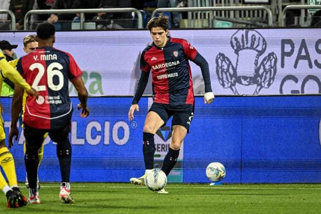 Marco Palestra of Cagliari Calcio during Cagliari Calcio vs Hellas Verona FC, Italian soccer Serie A match in Cagliari, Italy, January 31 2026  Copyright: xLuigixCanu IPAxSportx xipa-agency.netx xx IPA_70809548 IPA_Agency_IPA70809548