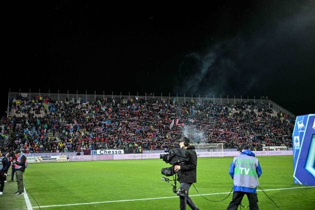 CALCIO - Serie A - Cagliari Calcio vs Hellas Verona FC Unipol Smus Tribune during Cagliari Calcio vs Hellas Verona FC, Italian soccer Serie A match in Cagliari, Italy, January 31 2026 Cagliari Italy  Copyright: xIPAxSport ABACAx