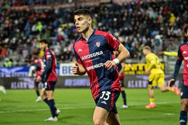 Adam Obert of Cagliari Calcio during Cagliari Calcio vs Hellas Verona FC, Italian soccer Serie A match in Cagliari, Italy, January 31 2026  Copyright: xLuigixCanu IPAxSportx xipa-agency.netx xx IPA_70809632 IPA_Agency_IPA70809632