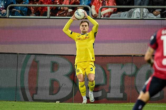 Martin Frese of Hellas Verona during Cagliari Calcio vs Hellas Verona FC, Italian soccer Serie A match in Cagliari, Italy, January 31 2026  Copyright: xLuigixCanu IPAxSportx xipa-agency.netx xx IPA_70809647 IPA_Agency_IPA70809647