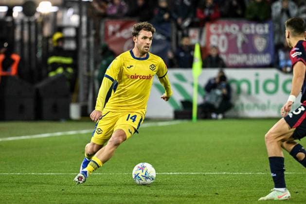 Pol Lirola of Hellas Verona during Cagliari Calcio vs Hellas Verona FC, Italian soccer Serie A match in Cagliari, Italy, January 31 2026  Copyright: xLuigixCanu IPAxSportx xipa-agency.netx xx IPA_70809654 IPA_Agency_IPA70809654