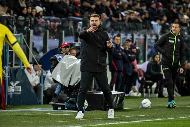 Paolo Zanetti Head Coach of Hellas Verona during Cagliari Calcio vs Hellas Verona FC, Italian soccer Serie A match in Cagliari, Italy, January 31 2026  Copyright: xLuigixCanu IPAxSportx xipa-agency.netx xx IPA_70809684 IPA_Agency_IPA70809684