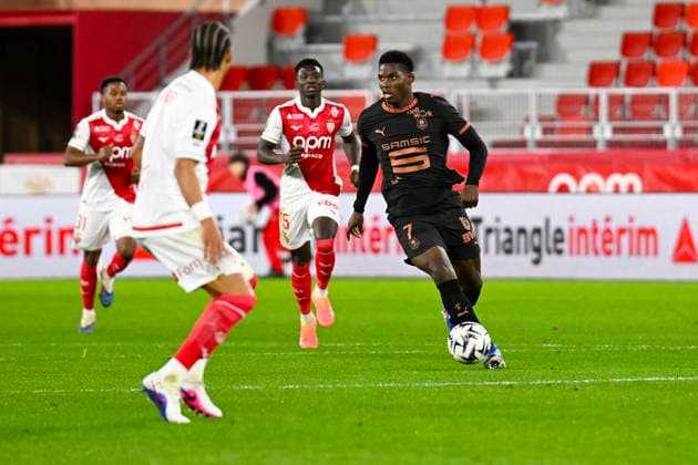 FOOTBALL : AS Monaco VS Stade Rennais FC - Ligue 1 McDonald s - 31 01 2026 Breel Embolo (SRFC) - Ligue 1 McDonald s match between AS Monaco and Stade Rennais FC on January 31, 2026 at the Louis II Stadium in Monaco. MonacoMonaco  Copyright: xWilliamxCannarellax