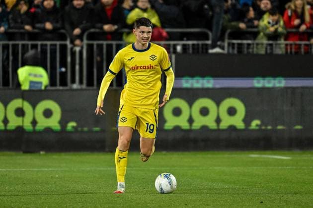 Tobias Slotsager of Hellas Verona during Cagliari Calcio vs Hellas Verona FC, Italian soccer Serie A match in Cagliari, Italy, January 31 2026  Copyright: xLuigixCanu IPAxSportx xipa-agency.netx xx IPA_70810005 IPA_Agency_IPA70810005