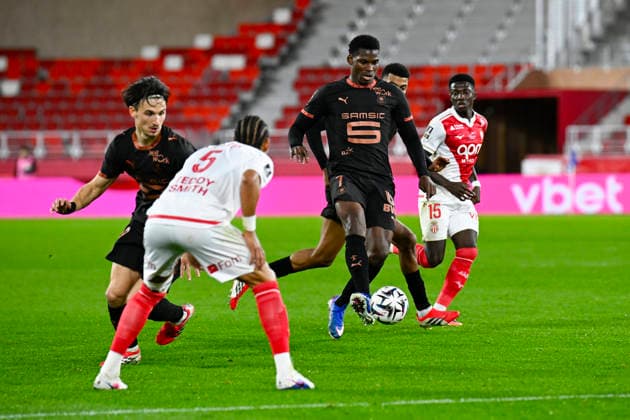 FOOTBALL : AS Monaco VS Stade Rennais FC - Ligue 1 McDonald s - 31 01 2026 Breel Embolo (SRFC) - Ligue 1 McDonald s match between AS Monaco and Stade Rennais FC on January 31, 2026 at the Louis II Stadium in Monaco. MonacoMonaco  Copyright: xWilliamxCannarellax