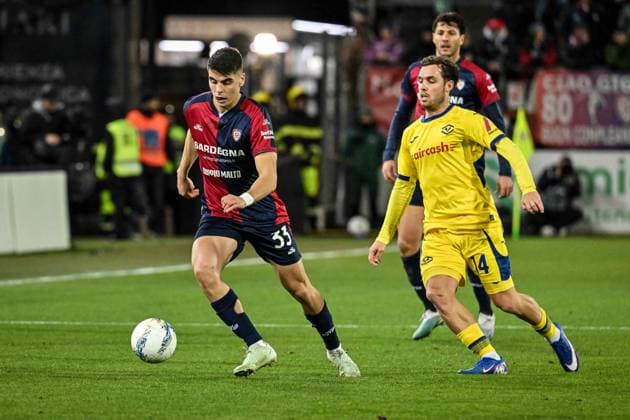 CALCIO - Serie A - Cagliari Calcio vs Hellas Verona FC Adam Obert of Cagliari Calcio during Cagliari Calcio vs Hellas Verona FC, Italian soccer Serie A match in Cagliari, Italy, January 31 2026 Cagliari Italy  Copyright: xIPAxSport ABACAx