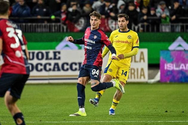 CALCIO - Serie A - Cagliari Calcio vs Hellas Verona FC Sebastiano Esposito of Cagliari Calcio during Cagliari Calcio vs Hellas Verona FC, Italian soccer Serie A match in Cagliari, Italy, January 31 2026 Cagliari Italy  Copyright: xIPAxSport ABACAx