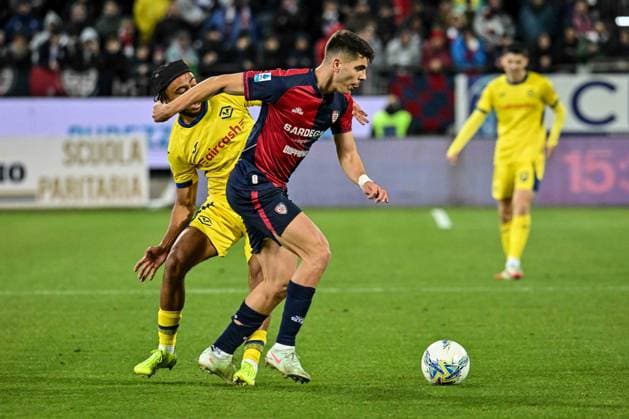 CALCIO - Serie A - Cagliari Calcio vs Hellas Verona FC Adam Obert of Cagliari Calcio during Cagliari Calcio vs Hellas Verona FC, Italian soccer Serie A match in Cagliari, Italy, January 31 2026 Cagliari Italy  Copyright: xIPAxSport ABACAx