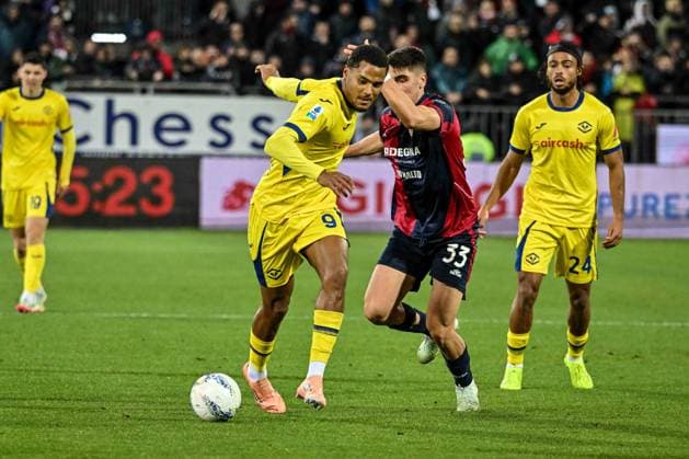 CALCIO - Serie A - Cagliari Calcio vs Hellas Verona FC Amin Sarr of Hellas Verona during Cagliari Calcio vs Hellas Verona FC, Italian soccer Serie A match in Cagliari, Italy, January 31 2026 Cagliari Italy  Copyright: xIPAxSport ABACAx