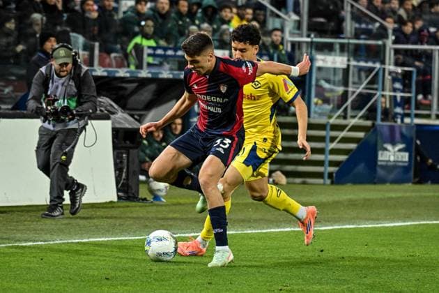 CALCIO - Serie A - Cagliari Calcio vs Hellas Verona FC Adam Obert of Cagliari Calcio during Cagliari Calcio vs Hellas Verona FC, Italian soccer Serie A match in Cagliari, Italy, January 31 2026 Cagliari Italy  Copyright: xIPAxSport ABACAx