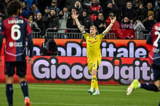 CALCIO - Serie A - Cagliari Calcio vs Hellas Verona FC Nicolas Valentini of Hellas Verona during Cagliari Calcio vs Hellas Verona FC, Italian soccer Serie A match in Cagliari, Italy, January 31 2026 Cagliari Italy  Copyright: xIPAxSport ABACAx