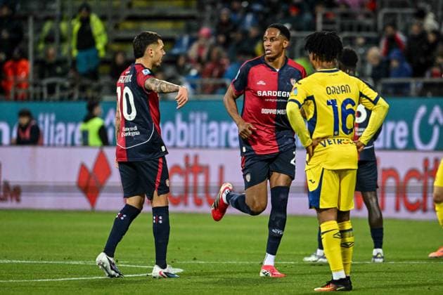CALCIO - Serie A - Cagliari Calcio vs Hellas Verona FC Yerri Mina of Cagliari Calcio during Cagliari Calcio vs Hellas Verona FC, Italian soccer Serie A match in Cagliari, Italy, January 31 2026 Cagliari Italy  Copyright: xIPAxSport ABACAx